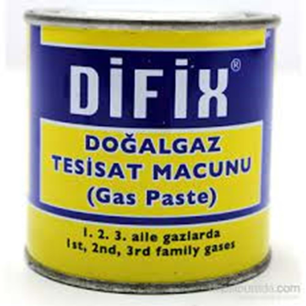 DİFİX DOĞALGAZ MACUNU 400 GR. (*12)+