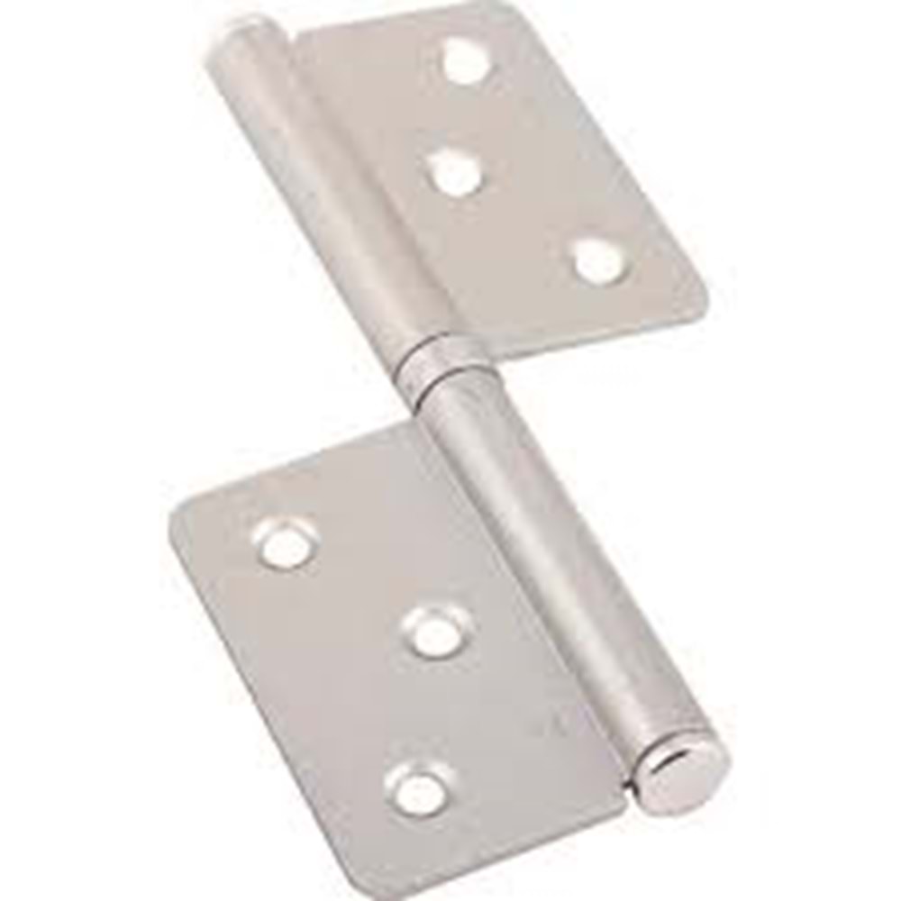 ÇELİK CERMAN YÖNSÜZ MENTEŞE SATEN 12 CM 2MM (*20) KRL+