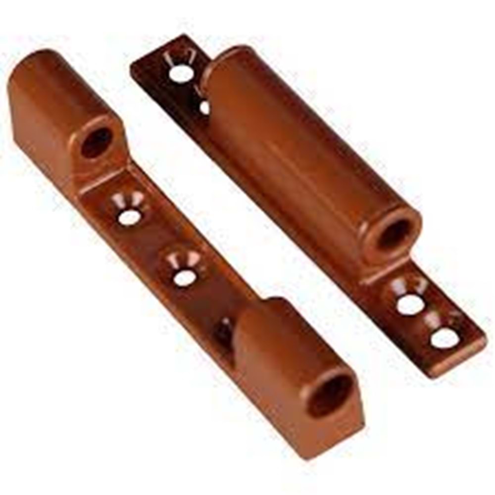 PVC PENCERE MENTEŞESİ KAHVE 7.5CM (*10)+ (ÇELİK AŞ)