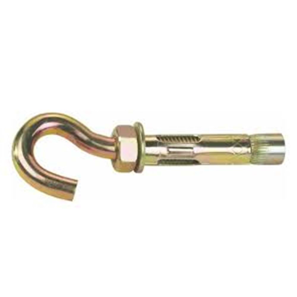 KANCALI ÇELİK DÜBEL M8 AÇIK KANCA(*50)+