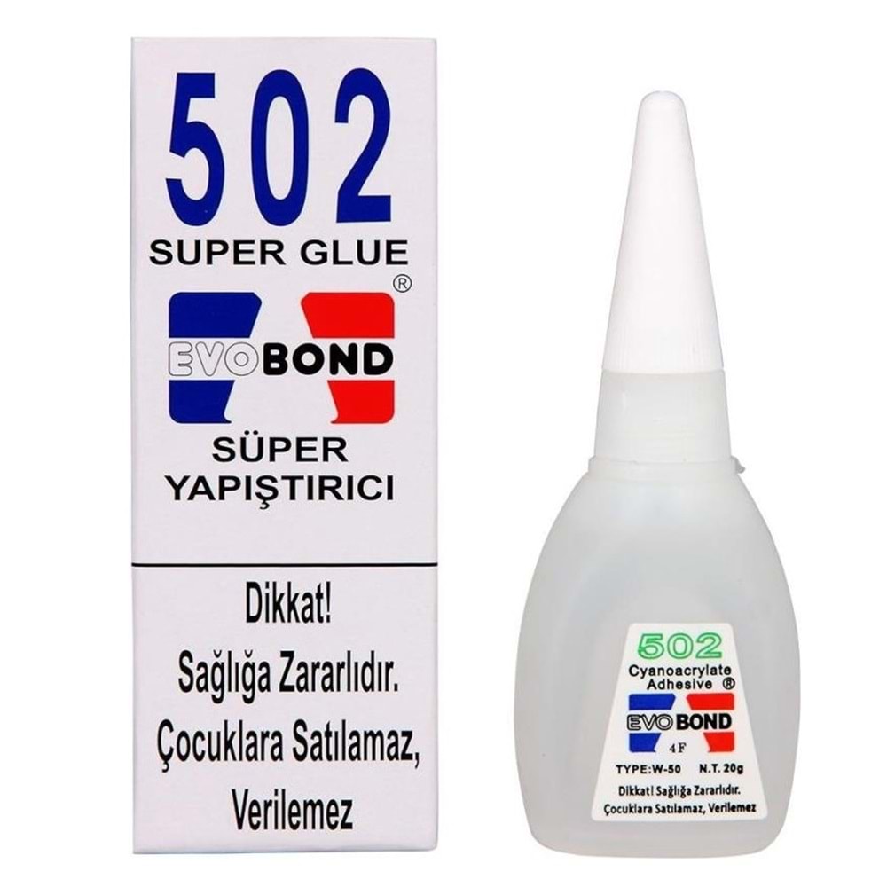 ORJİNAL EVOBOND 502 YAPIŞTIRICI(*50)+