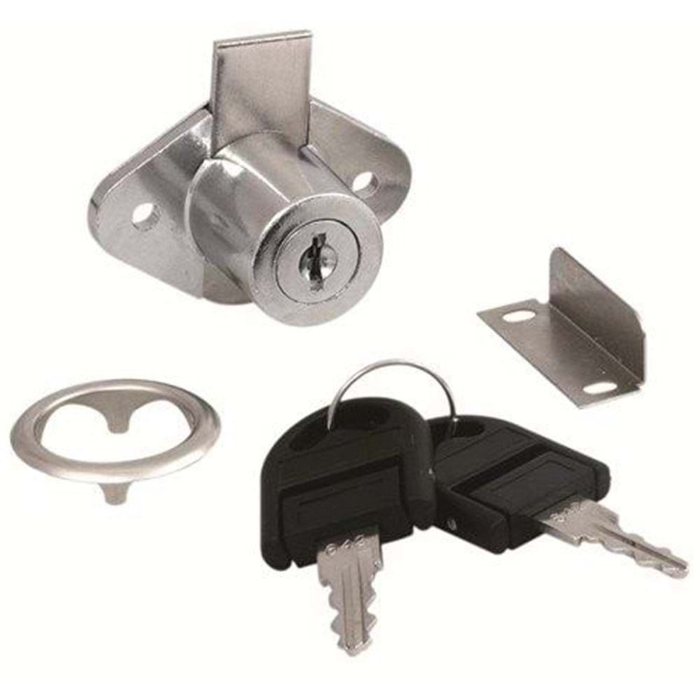 ÇEKMECE KİLİDİ OVAL (MK1750) (*12)#