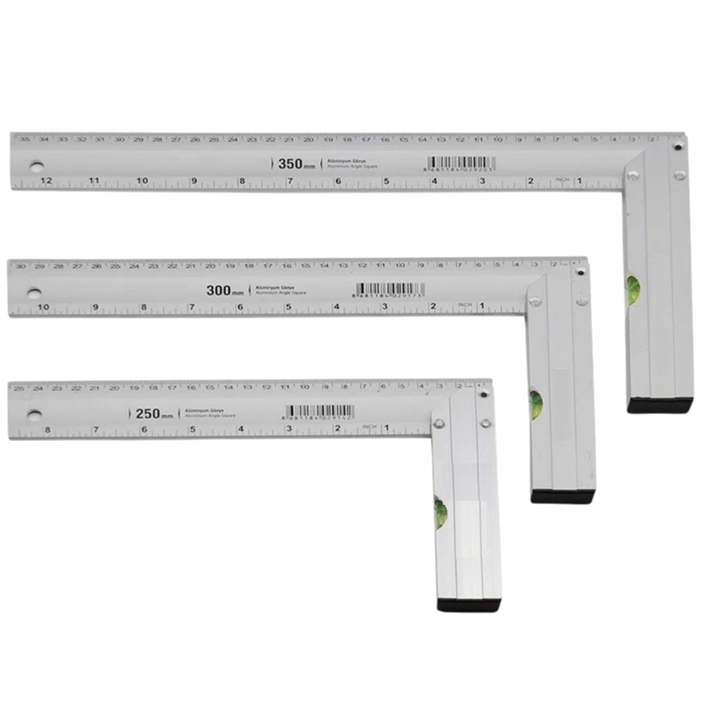 BY ALÜMİNYUM GÖNYE 25 CM MK0400 +