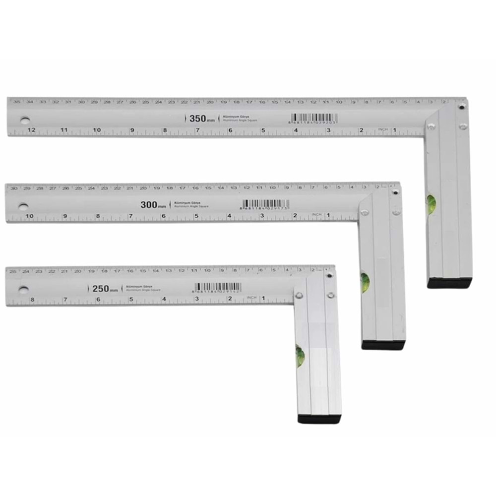 BY ALÜMİNYUM GÖNYE 30 CM MK0401 +