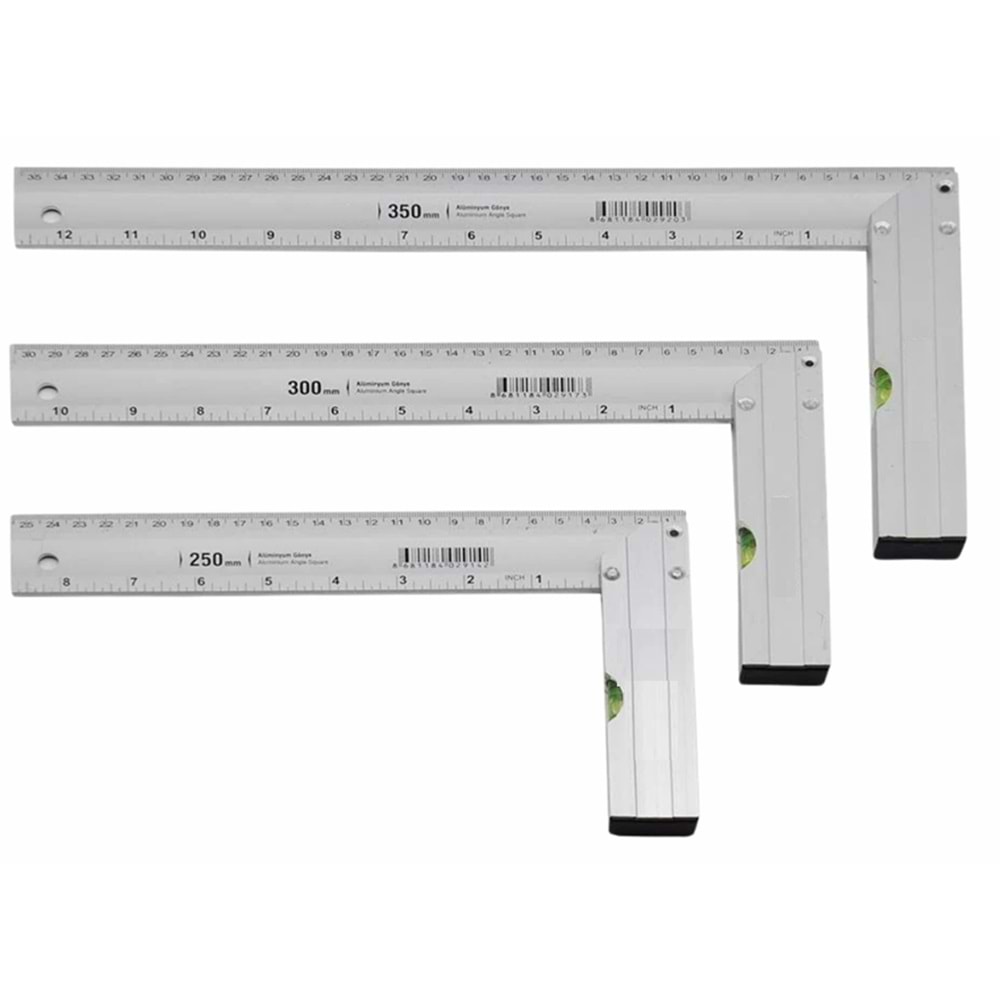 BY ALÜMİNYUM GÖNYE 35 CM MK0402 +