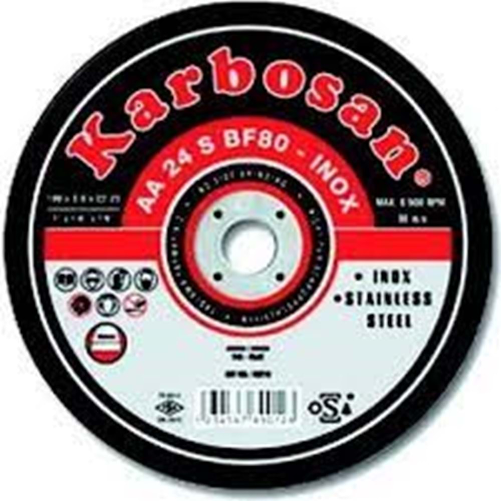 KARBOSAN İNOX 115 MM METAL KESİCİ (*25)+