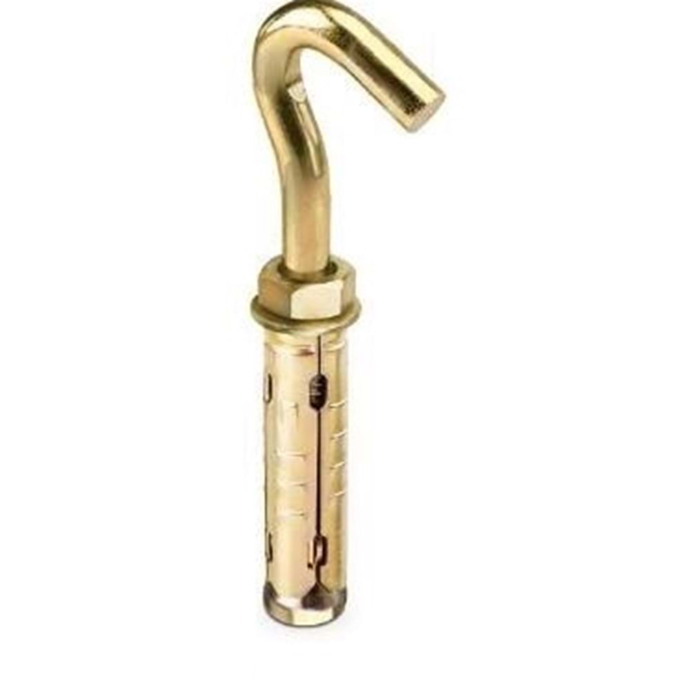 KANCALI ÇELİK DÜBEL M10 AÇIK KANCA (*35)#