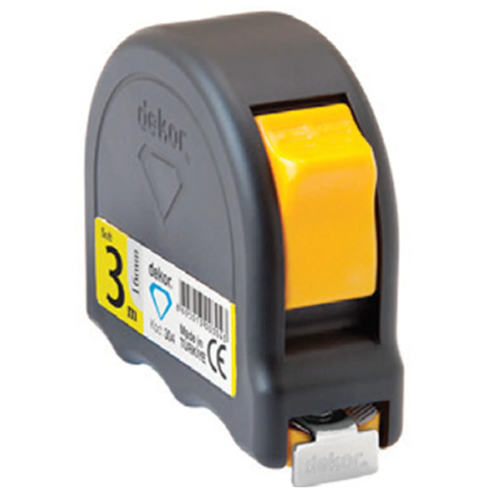 DEKOR 306 SİYAH METRE 5X25mm SİYAH#