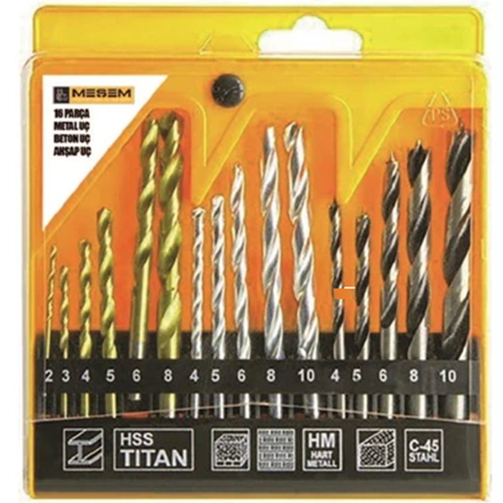 MATKAP UÇ SETİ 16 PCS(ME1438)#