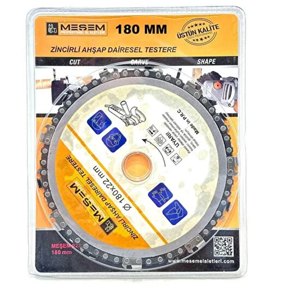 ZİNCİRLİ AHŞAP TESTERE 180 x 22 mm(ME928)#