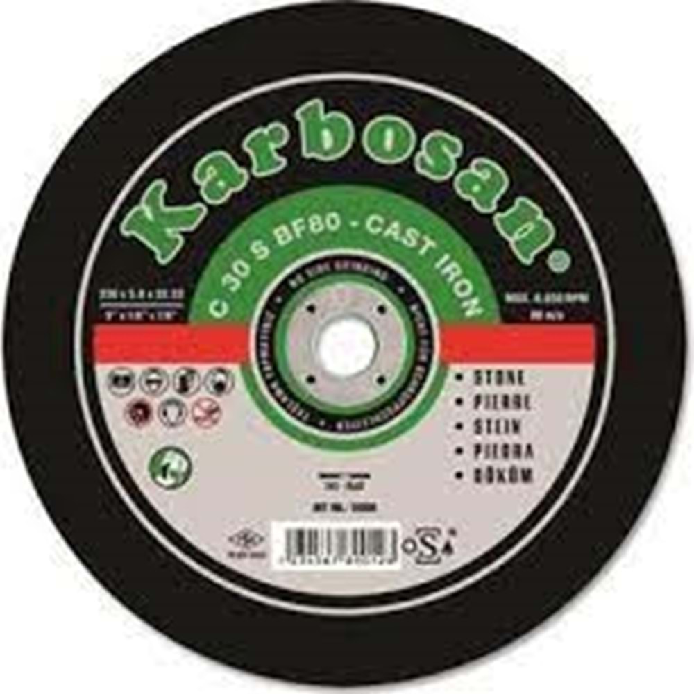 KARBOSAN SC 230MM MERMER KESİCİ (*25)+
