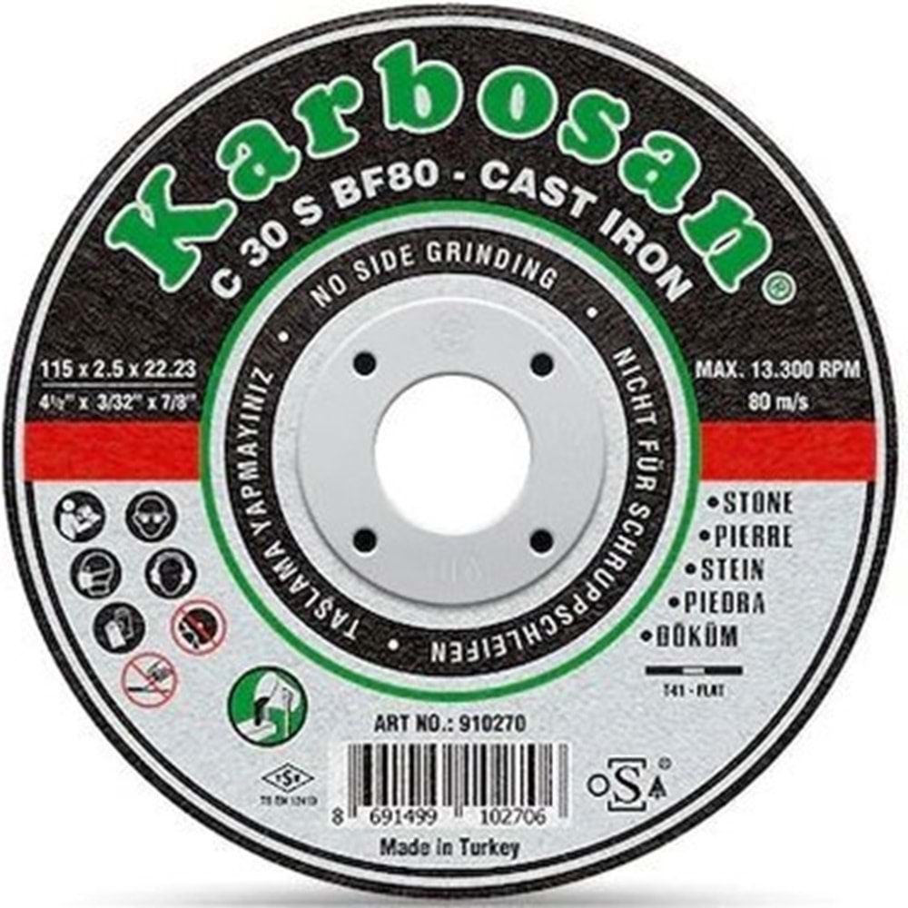 KARBOSAN SC 230MM MERMER KESİCİ (*25)#