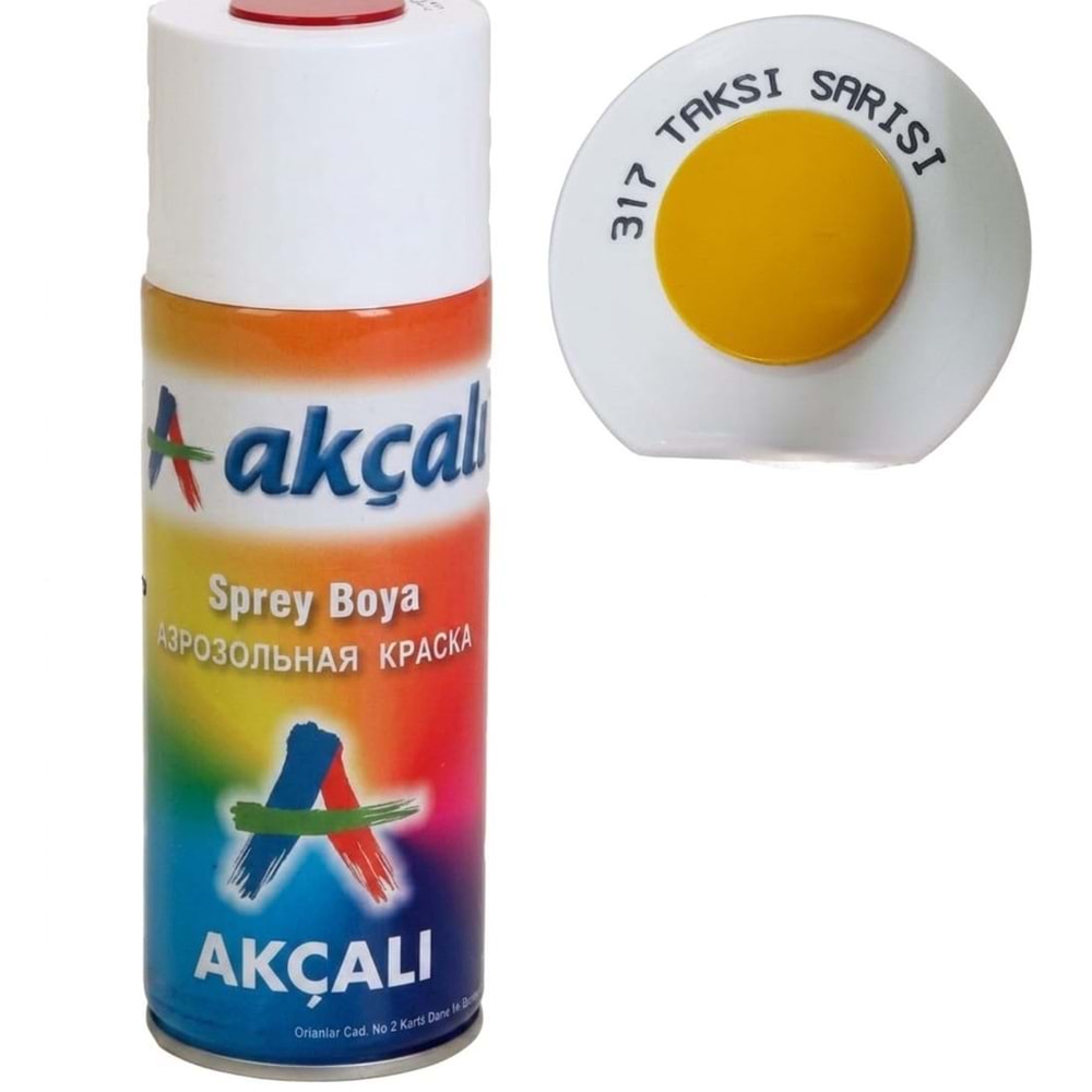 AKÇALI SPREY BOYA 317 - TAKSİ SARISI#