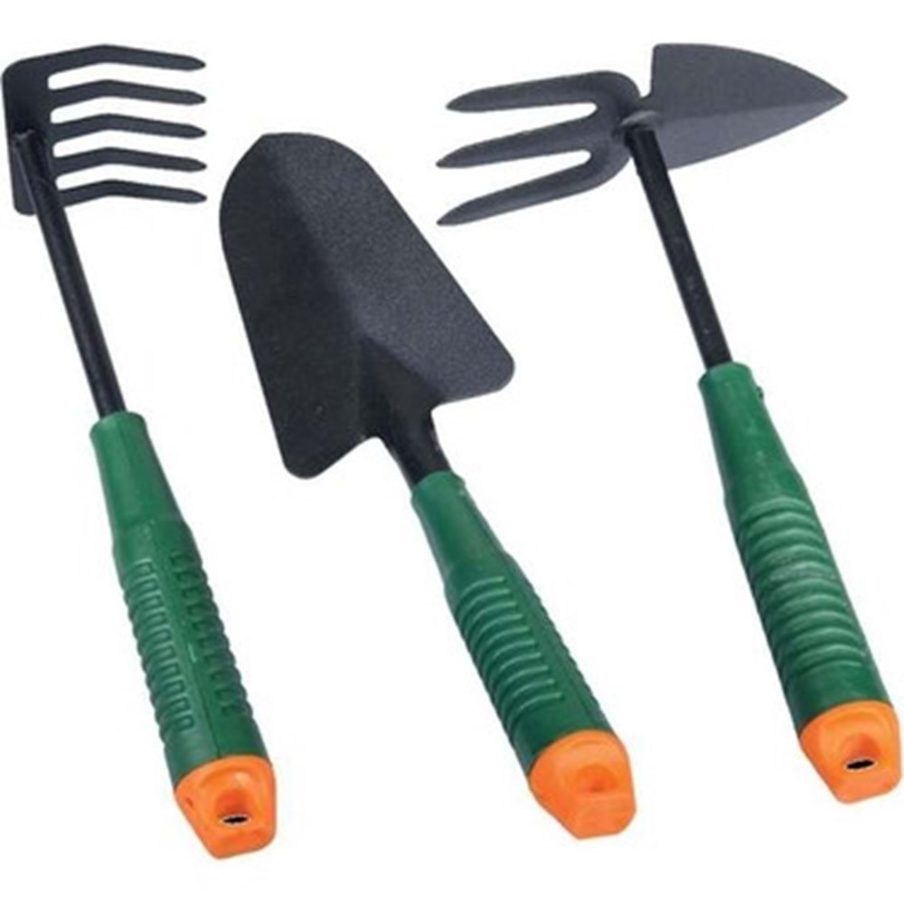 HOBBY BAHÇE SETİ 3LÜ - KALIN PLASTİK SGS3120 #