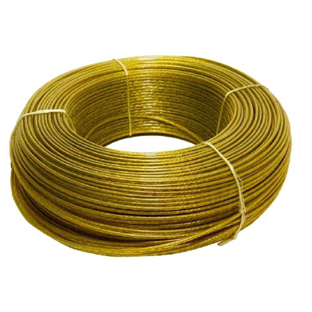 PVC KAPLI TEL HALAT 3MM =200MT=#
