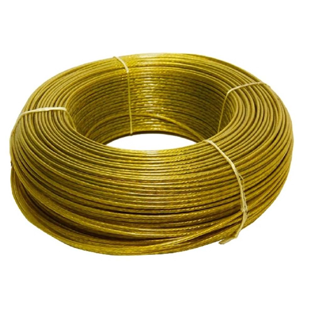 PVC KAPLI TEL HALAT 4MM =200MT=#