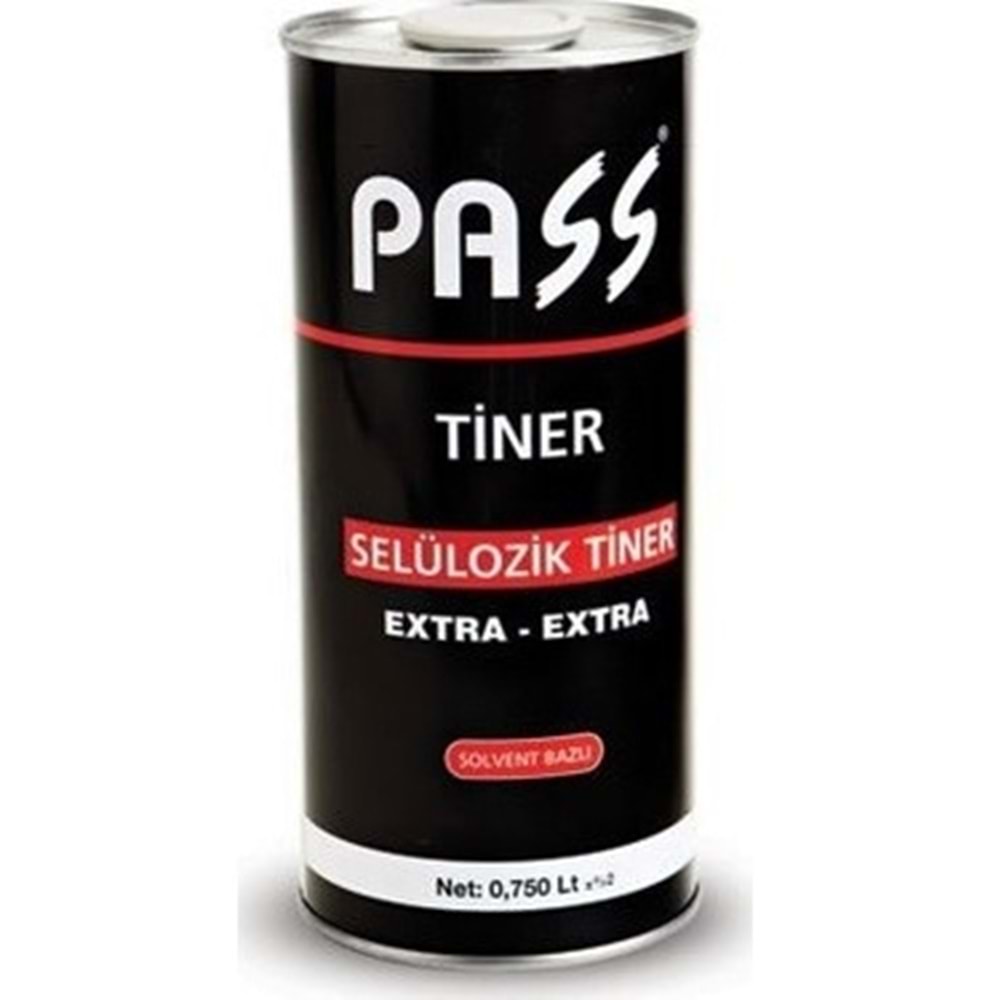 PASS SELÜLOZİK TİNER 1/1 (*12) 600gr#