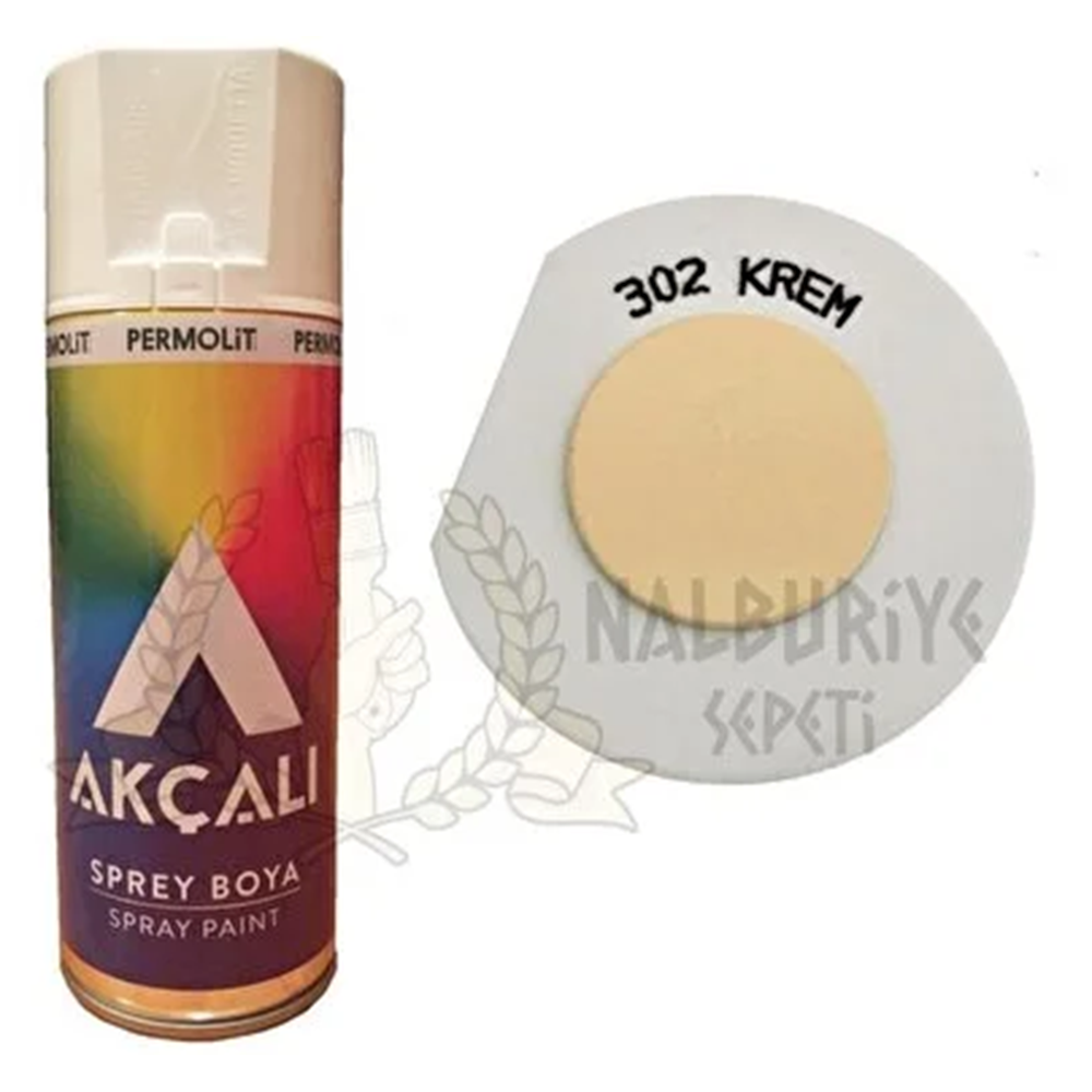 AKÇALI SPREY BOYA 302- KREM#