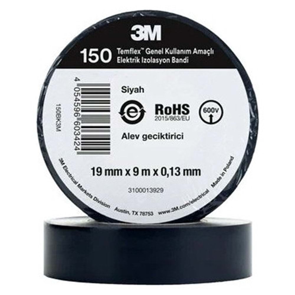 ELEKTRİK BANDI =3M== SİYAH