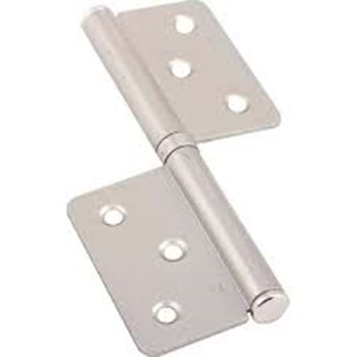 ÇELİK CERMAN YÖNSÜZ MENTEŞE SATEN 12 CM 2MM (*20) KRL+