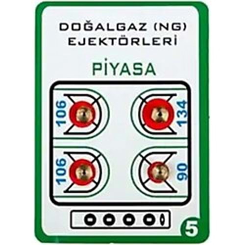 DOĞALGAZ (NG) ENJEKTÖRÜ NO:5 PİYASA (MEME) - NRG+