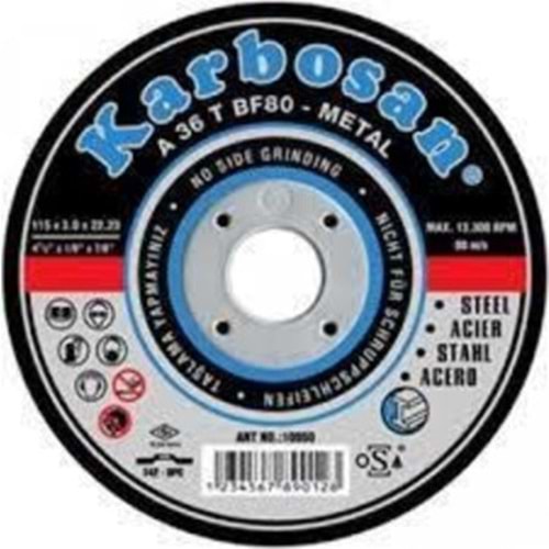 KARBOSAN NK 230 MM METAL KESİCİ (*25)#