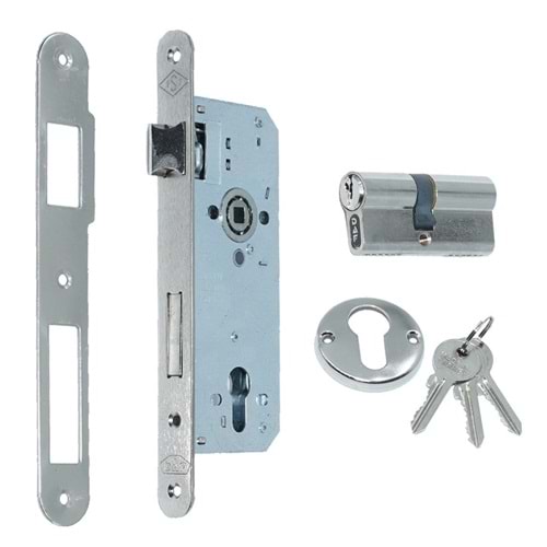 YUMA SİLİNDİR DAİRE KİLİDİ 45 MM OVAL#