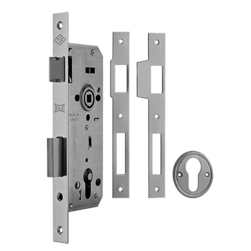 KALE 152R SİLİNDİRLİ DAİRE KİLİDİ 40 mm KARE NİKEL#