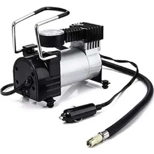 HAVA KOMPRESÖRÜ KÜÇÜK ÇAKMAKLIK GİRİŞLI ( 12 V -100 PSI -30L/DK-3MT KABLO-1METRE HORTUM-30MM CAP-2ADAPTÖR 1IGNE) (DMX 4609)(1/8)