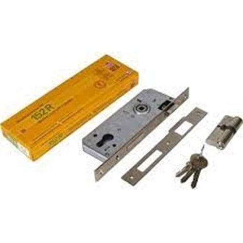 KALE 152R SİLİNDİRLİ DAİRE KİLİDİ 35 mm NİKEL+