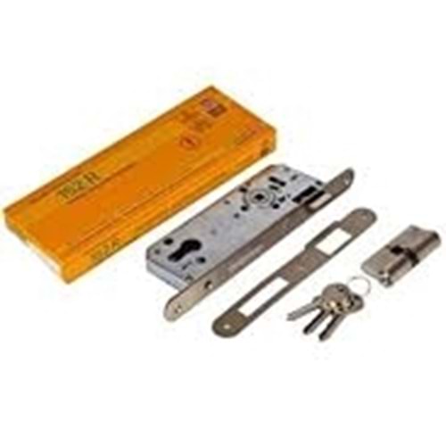 KALE 152R SİLİNDİRLİ DAİRE KİLİDİ 40 mm OVAL NİKEL+