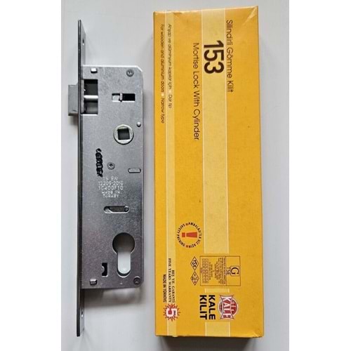 KALE 153/30 SİLİNDİRLİ DAR TİP KİLİT 30 mm NİKEL BARELS+