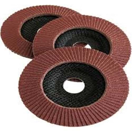 MEŞEM FLAP DİSK ZIMPARA KIRMIZI 115 x 22mm x 40 kum(220)+