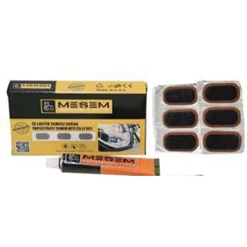 MEŞEM SOLÜSYONLU LASTİK YAMASI 12 PCS BÜYÜK YAMA(4481)+