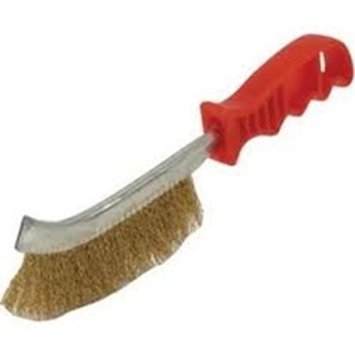 MEŞEM EĞRİ SAPLI ÇELİK TEL FIRÇA 225 mm(573)+