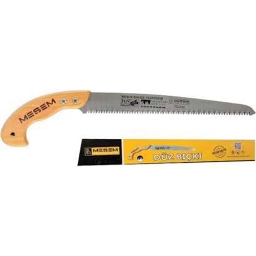 MEŞEM KILIFSIZ TAHTA SAPLI BUDAMA TESTERESİ (9174) 300 mm ORTA DİŞ+