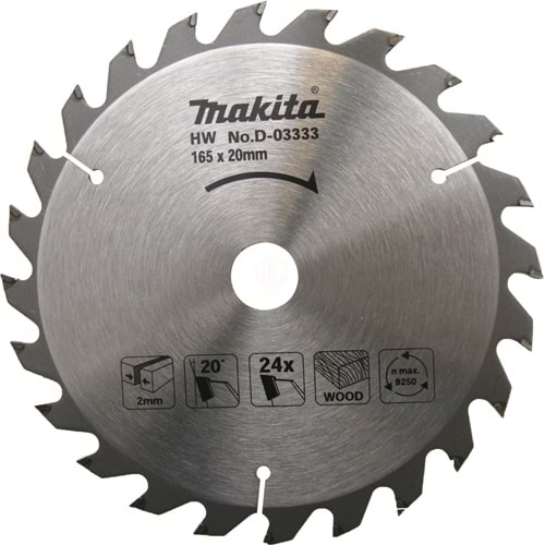MAKİTA SUNTA TESTERE 165X20 DİŞ#