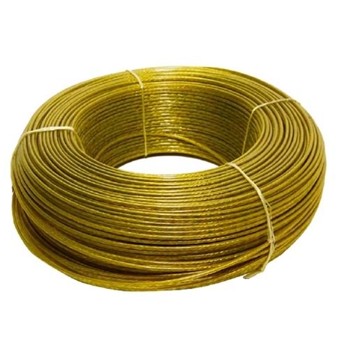 PVC KAPLI TEL HALAT 5MM =200MT=#