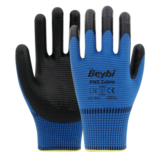 BEYBİ PN5 ZEBRA ELDİVEN MAVİ#
