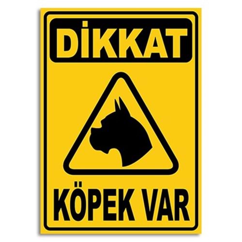 DİKKAT KÖPEK VAR UYARI YAZISI#