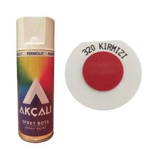 AKÇALI SPREY BOYA 320 - KIRMIZI+