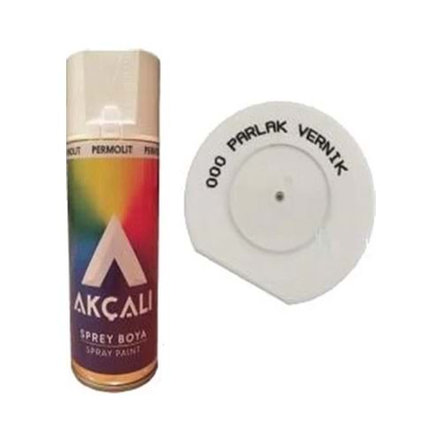 AKÇALI SPREY BOYA 000 - PARLAK VERNİK+