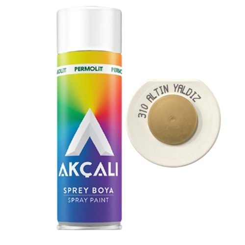 AKÇALI SPREY BOYA 310 - ALTIN YALDIZ+