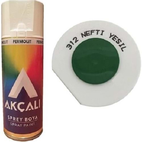 AKÇALI SPREY BOYA 312 - NEFTİ YEŞİL#