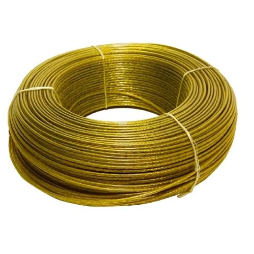 PVC KAPLI TEL HALAT 4MM =200MT=#