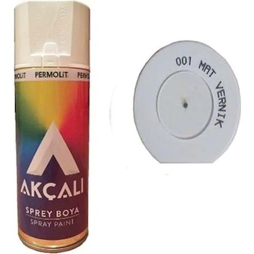 AKÇALI SPREY BOYA 001 - MAT VERNİK#