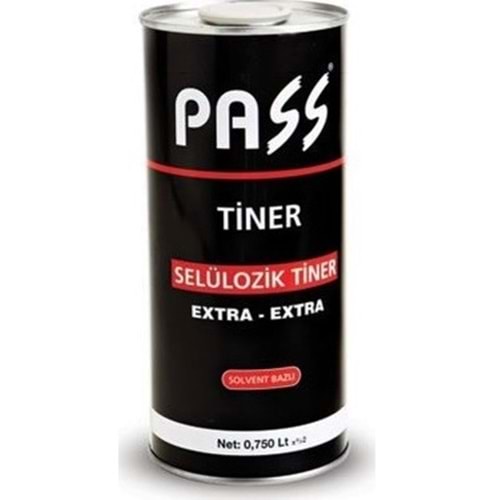 PASS SELÜLOZİK TİNER 1/1 (*12) 600gr#