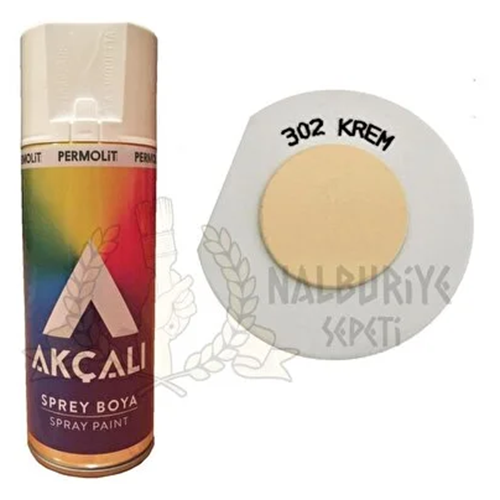 AKÇALI SPREY BOYA 302- KREM#