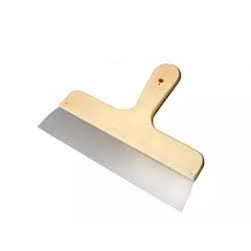 KT 846 - 25 CM EĞRİ SAPLI ISPATULA AHŞAP SAP (*12)+