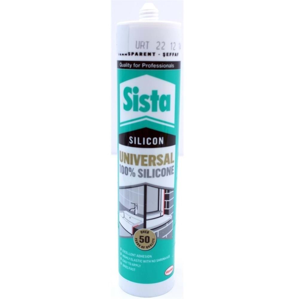 SİSTA 280 ML. ŞEFFAF SİLİKON (*20)#
